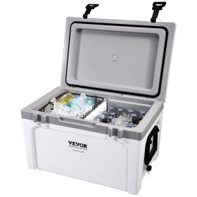 Insulated Portable Cooler, 52 qt, Holds 50 Cans, Ice Retention Hard Cooler with Heavy Duty Handle, Ice Chest Lunch Box for Camping, Beach, Picnic Insulated Portable Cooler, 52 qt, Holds 50 Cans, Ice Retention Hard Cooler with Heavy Duty Handle, Ice Chest Lunch Box for Camping, Beach, Picnic